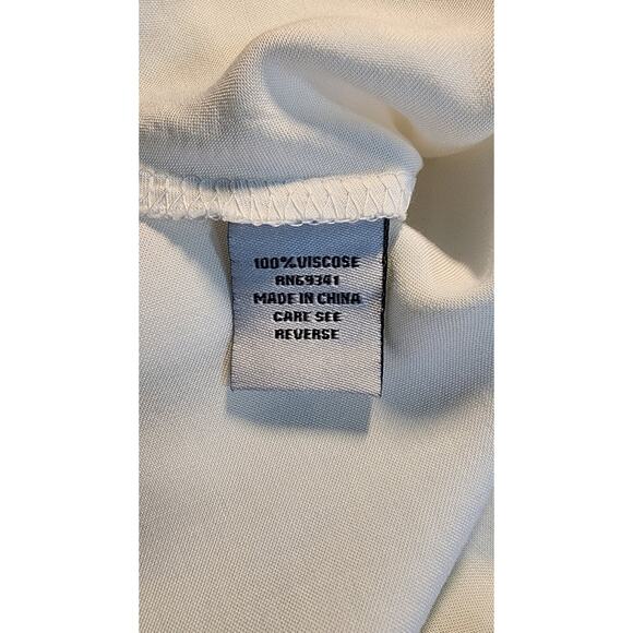 Princess Cruises Womens Top Boho Embroidered Size XL White - Picture 4 of 5